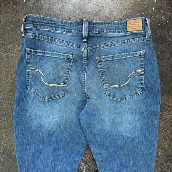 Signature Levi Strauss Mid Rise Skinny Jeans Women’s Size 10M Cotton Blend - Picture 7 of 15